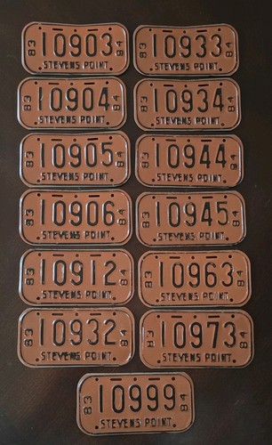 Targhe bici stevens point - targhe,